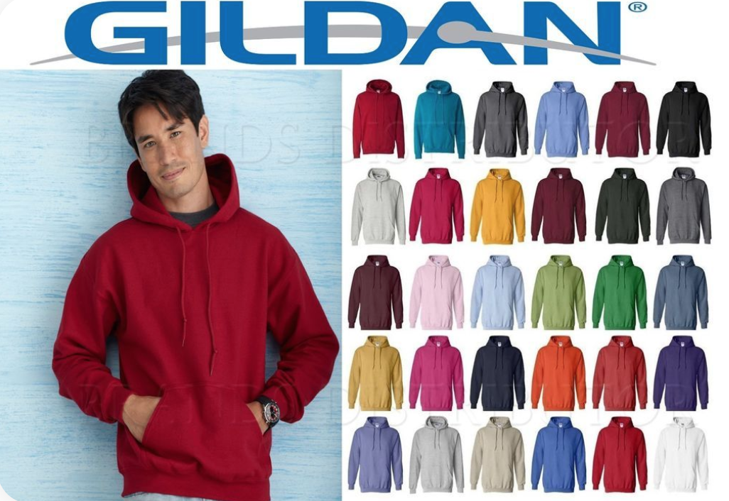 Gildan Heavy Blend Hoodie/ Soft Hooded Fleece Sweatshirt 18500 S-3xl