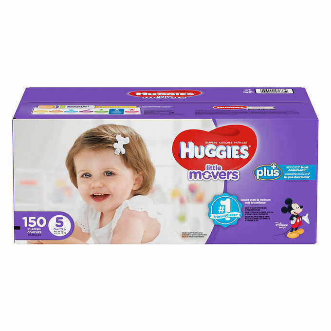 Huggies Plus Diapers Size 5: 27lbs And Up, 150ct - Free Shipping - New!